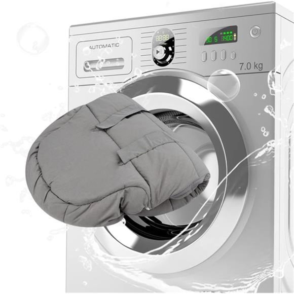 Universal Stroller Footmuff Winter Sleeping Bunting Bag (Light Grey) - Picture 7 of 7